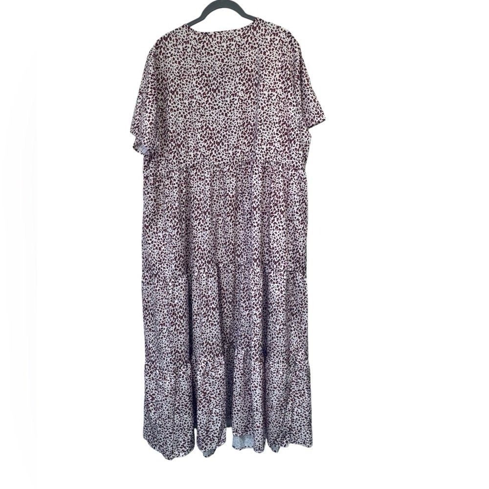 Giraffe Print Maxi Dress 2X - Picture 4 of 5